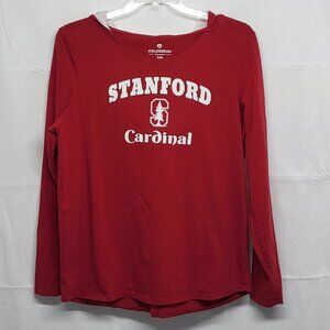 Stanford Cardinals Womens Top Hoodie XXL T Shirt Long Sleeve Red Colosseum